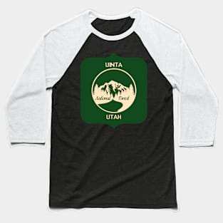 Uinta National Forest Utah Baseball T-Shirt